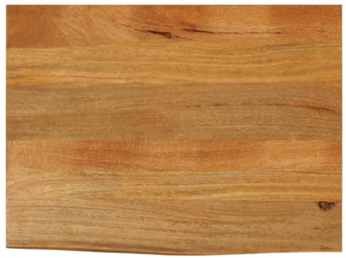 vidaXL Tischplatte mit Baumkante 70x60x2,5 cm Massivholz Mango
