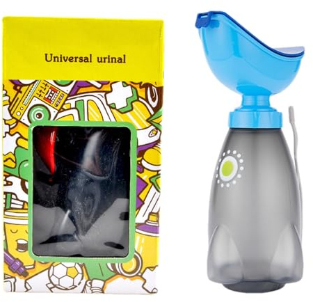 Urinalflasche Camping Urinal Frauen Urinal Frauen für Auto Ergonomisch spritzwassergeschützte Flasche Urinal Weiblich Auslaufsicher mit Deckel und Trichter Ergonomisches Design