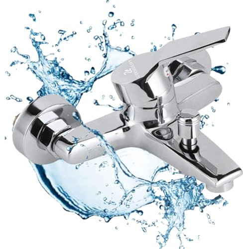 Grifo Ducha UTENSILIFY® Grifo Bañera con Codos para AJUSTAR A DIFERENTES MEDIDAS|Grifos de Ducha|Grifos Baño|Monomando Bañera|grifo Monomando Ducha|Griferia Ducha