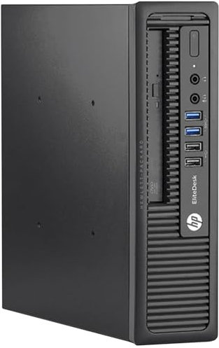HP Mini PC Computer Desktop EliteDesk 800 G1, Procesador Core i7-4770S, Memoria RAM 16GB, Disco SSD 240GB, DVD-ROM, Win 10 Pro (reacondicionado)