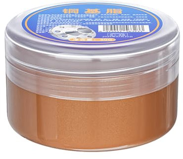 Cobre antirrobo, lubricante resistente al calor, compuesto anti -seize | Pasta de cobre impermeable, grasa de montaje de metal profesional para productos de hierro, estructuras para exteriores.