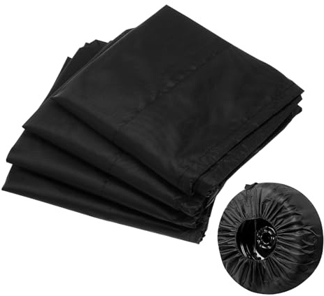 Alipis 4 Piezas Protectora de Neumáticos de Oxford Funda de Protección Solar para Ruedas de Repuesto Resistente al Agua y Alta Temperatura Instalación y Almacenamiento