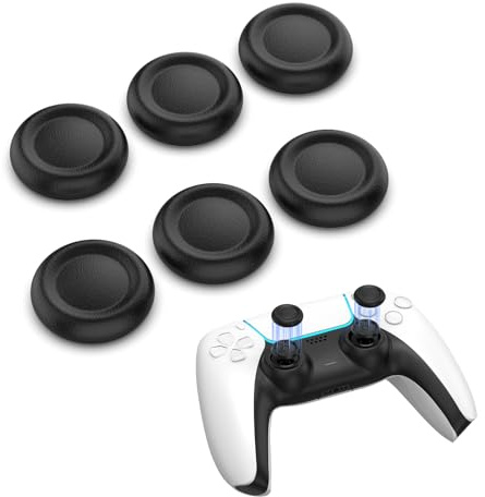 Joystick - Tapa de repuesto para mando de PS5/PS4, fundas de botón de control IINE PS5/PS4, accesorios de reparación de piezas de repuesto analógicas 3D, 12 unidades