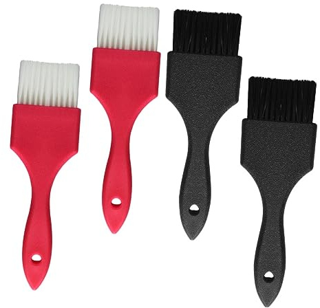 HAPINARY 4 Stück Teiliges Haarfärbepinsel Komfortablem Griff Dicke Borsten für Präzises Auftragen Geeignet für Salon und DIY Haarfärbung für Haartönung und Strähnchen Professionelle