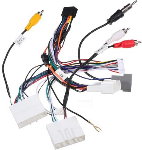 Kisangel Cablaggio Stereo Per Autoradio Compatibile Schermi Grandi, Cablaggio Radio Per Auto Plug-and-play, Alimentazione Stabile Per Navigazione Automobilistica
