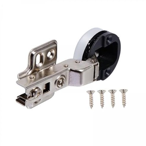 Baoblaze 2x Cerniera per Porta in Vetro, Cerniera Nascosta con Foro Da 35 Mm, Cerniere Fai-da-te