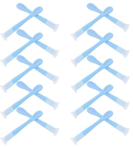 PENIKOKO Lot de 20 Outils Ventouses pour Lentilles de Contact Rigides et Souples, Accessoire Bleu Ciel Ergonomique pour Insertion et Retrait Hygiénique, Voyage et Usage Quotidien