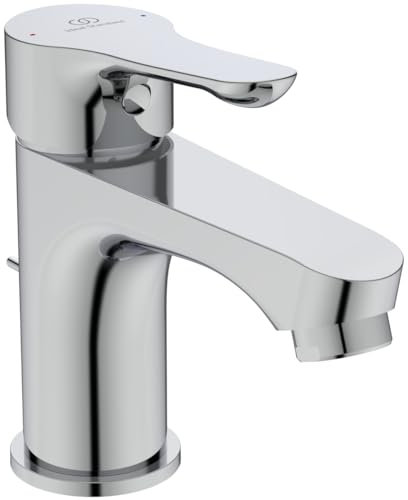 Ideal Standard - Alpha Miscelatore lavabo, EasyFix, Raddrizzatore di flusso, Tecnologia Click, Cromato