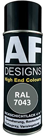 4 IN 1 Ral 7043 Trafico Gris B Dickschichtlack Laca Spray Lata de Aerosol