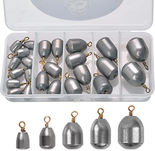Grundblei Angelgewichte Set Wassertropfen Form Angelplatinen Eisen Gewicht Angel Sets Anglelgerät Angelzubehör Kit