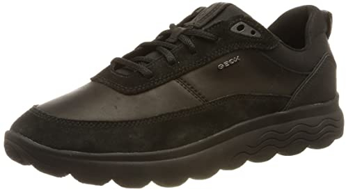 Geox U Spherica E, Sneaker Uomo, Nero, 39 EU