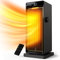 OMISOON Heater, ECO Electric Heater, 90°Oscillation, 24H Timer, Thermostat, Low Energy, Remote Control, 4 Modes, Overheating Protection, Auto Off, Fan Heater for home