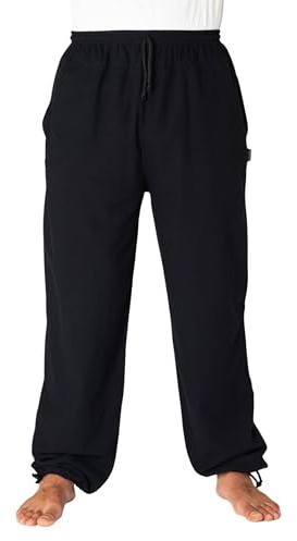 PANASIAM E-Pants långa, bomull, Svart, S