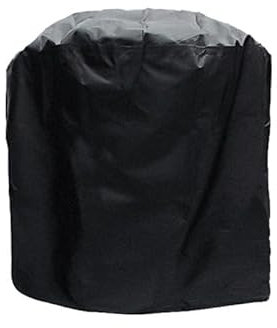 20 Größen Garten Hof BBQ Grill Abdeckung Outdoor Ofen Wasserdicht Staubschutz Oxford Stoff Schutzhülle Runde Möbelabdeckung 77x70cm schwarz