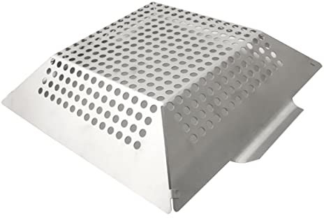 Kisangel 1stück Edelstahl Grillplatte Robuste Backform Für Grill Und BBQ Für Und Gemüse Hitzebeständig Und Langlebig Backware Für Outdoor-aktivitäten