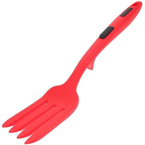 Cabilock 2 Pièces Fourchette De Cuisson En Silicone Couverts Noirs Fourchettes De Cuisine Pour Fourchette Géante Fourchettes Apéritifs Fourchette à Steak Non Rouge Gel De Silice