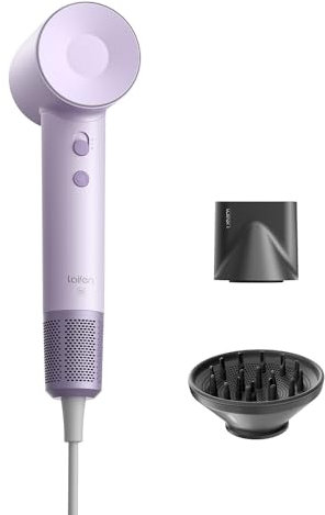 Laifen SE Haartrockner mit 200 Millionen negativen Ionen und Bürstenlosemstenlosem Motor mit 105.000 U/min. Leistungsstarker, schneller und leiser Haartrockner mit magnetischem Zubehör(Blau)