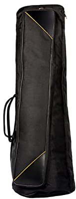Wakects Posaune Gig -Tasche, Oxford -Stoff -Rucksack für Alto Tenor Posbomon mit Verstellbaren Schultergurten und Baumwolltasche (Black)