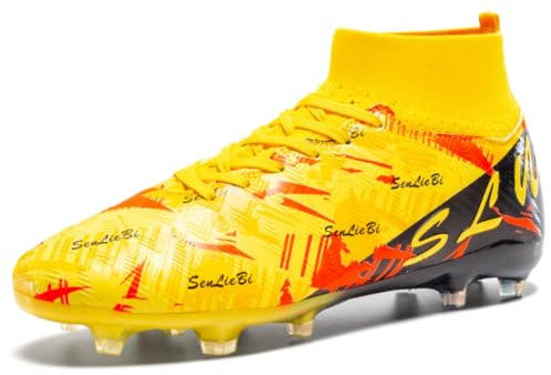Scarpe da Calcio da Uomo Scarpe Alte da Sintetica Scarpe Sportive da Bambino da Interno Scarpe da Atletica da Allenamento all'aperto