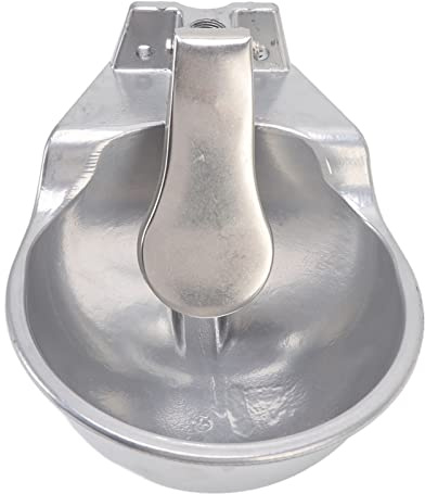 Wakects Abbeveratoio Automatico per Bestiame, Lega di Alluminio Resistente, Flusso d'Acqua Continuo, Ideale per Cani, Cavalli, Mucche e Capre