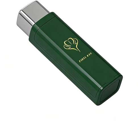 Porta filo interdentale Generico - Contenitore per plettri per filo interdentale 10,4x2,6x2,6 cm, scatola portaoggetti portatile, barbecue da appoggio per bagno e viaggio | Camera da Incontri Ho