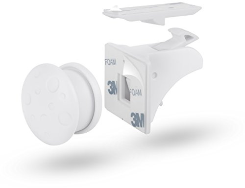 Topcom CP100 Kindersicherung - magnetischer Sicherheitshaken/Sicherheitsclip für Schubladen, weiß