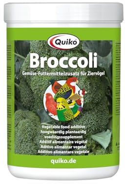 Quiko Broccoli 100g - Proteinreicher Futtermittelzusatz für Ziervogel | Proteinreicher Futtermittelzusatz für Ziervogel