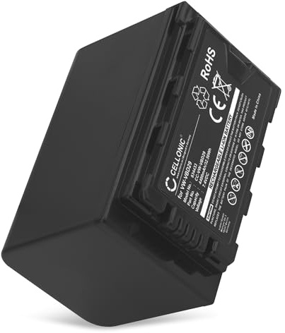 CELLONIC Akku kompatibel mit Panasonic AG-AC30, AG-AC8, AJ-PX270, VW-VBD29 | (4400mAh-7.4V-Lithium-Ionen) für Panasonic AG-AC8EJ, AG-CX350, AJ-PX298, AJ-UX180, HC-MDH2, HC-MDH3, VW-VBD58, VW-VBD58E-K