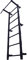 Sprossenwand Turnwand Kletterwand Turngerät 2 tlg Sportgerät Fitness Schwarz