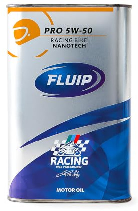 Fluip PRO Olio 5W50 Racing Bike Olio motore per moto 4 tempi con additivi Nanotech 1 Litro