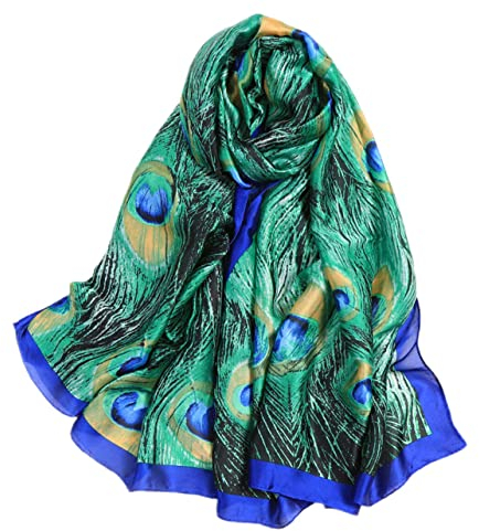 FAIRYGATE Damen Schal Stola Halstuch Sommerschals Stola Für Abendkleid Festlich Hochzeit Braut Seidenschal Schal Ganzjährig 88005