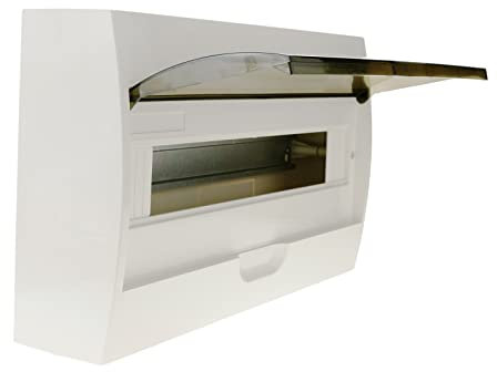 CableMarkt - Cuadro de distribución ABS IP40 para 18 módulos de Superficie