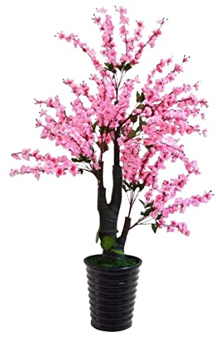 RUTAVM Kunstbaum Künstliche Pflanzen Rosa Künstlicher Baum, Künstliche Pfirsichbäume, Dekoration, Künstliche Pflanzen Für Heimdekoration, Indoor-Outdoor-Fake-Baum Kunstpflanze (Size : 170cm)