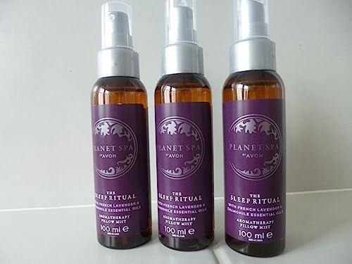 3 x AVON Planet Spa Sleep Ritual Kissenspray Lavendel/Kamille