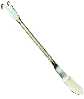 Folpus Rastrillo de Raíces con Cepillo de Goma, Herramienta para Bonsái, Rastrillo de Jardín Plegable para Plantas en Macetas