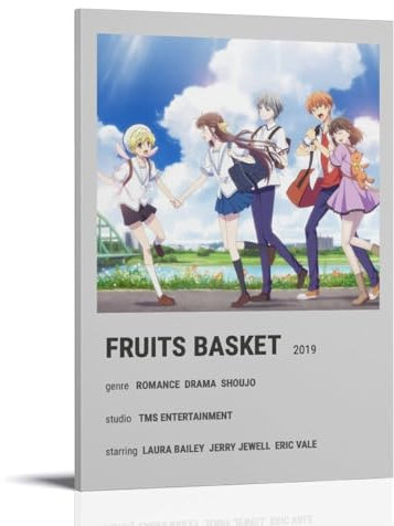 IKJIkkncf Anime Fruit Basket Art Poster Decorative Painting Canvas Wall Art Living Room Poster Bedroom Painting Wall Art Picture Print Modern Family Room Decor 08 x 12 Inches (20 x 30 cm)