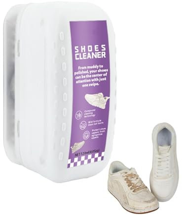 Kit de nettoyage efficace pour baskets - 120 ml pour jaunir - Kit de nettoyage sans rinçage pour chaussures d'extérieur, Attribut , Refer to description