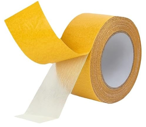 Annlpoy 20m nastro biadesivo extra forte per muro tessuti double sided tape moquette adesiva,per Tappeti e Superfici Strutturate, Adesione Potente e Duratura, Resistente a Temperature Estreme