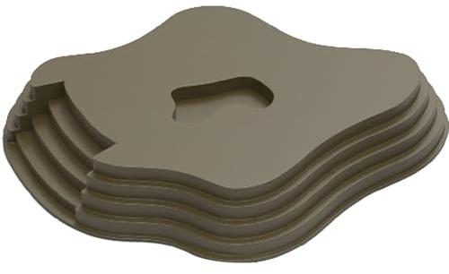 Générique Reptiliengericht, Reptilienschale | Crawl Pet Food Plate | Schildkröte Badebad Pool Turtle Bowl Einweichenplatte mit Leiter für Reptilienlebensraumzubehör
