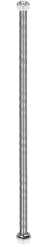 QUARKZMAN M10 x 300mm Sechskantschrauben Bolzen Muttern Unterlegscheiben | 1 Sets, Und Federringe Sortiment Komplettgewinde, 304 Edelstahl, Hochglanz Finish, Für Haushalt Elektronik Maschinen