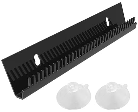 Soporte Extensiones Cabello – Expositor Acrílico | Estante Pared Con 2 Ventosas, Acrílico 4mm Grosor, Para Lavado, Peinado, Teñido, Extensiones Weft, Clip-in, Tape-in, Uso Salón & Hogar, Por
