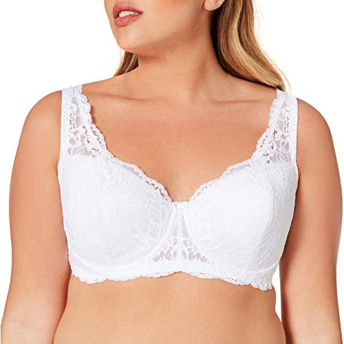 Triumph Damen Halbschalen Halbschalen BH Amourette Charm WHP, Weiß (White 03), 85D (Herstellergröße: 38D)