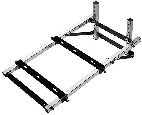 Thrustmaster T-Pedals Stand - Soporte de Metal para Pedales (Compatible con T-LCM, T3PM, T3PA, T3PA-PRO), Estructura Estable con Tope de Pared, Ajustable en Altura y Profundidad, PC/Consolas