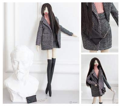 GMMH Nähset Bastelset zum Selbermachen Puppen (Doll Goar 43 cm)