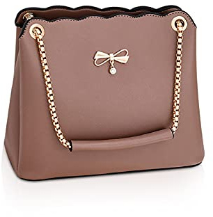 NICOLE & DORIS Tasche Frauen Klein Umhängetasche Damen Handtaschen Elegante Crossbody Bag Damen Handytasche PU Leder Schultertasche mit Kette