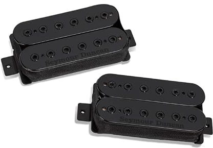 SEYMOUR DUNCAN - Mikrofon für elektrische Gitarre - Humbucker Signature Pickup-Set Mark Holcomb Scarlet & Scourge Ohne Haube