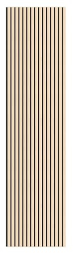 Tuda Grass Direct Luxury Acoustic Wall Slatted 3D Wood Veneer Panels Series 1-240cm x 60cm - Washed Oak
