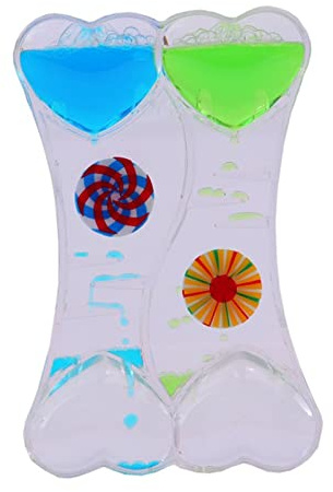 Sablier Liquides Jouets Sensoriels, Sablier Minuterie Liquide, Timer Liquide Lampe à Lave Colorés Fidget Toy Liquid Motion Bubbler pour Enfant Adulte, Relaxation Anxiété TDAH, Décor à Maison (C)