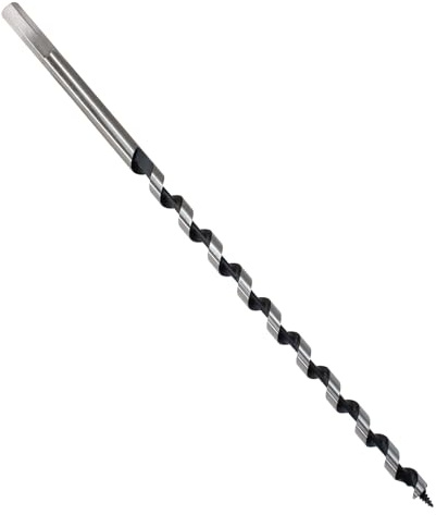 HARSKIYER Foret tarière à bois de 3/8 de diamètre, 30,5 cm de long, pour bois souple et dur, foret à tige hexagonale pour coupe-trou, souche d'arbre, plastique, cloison sèche (10 x 300 mm)