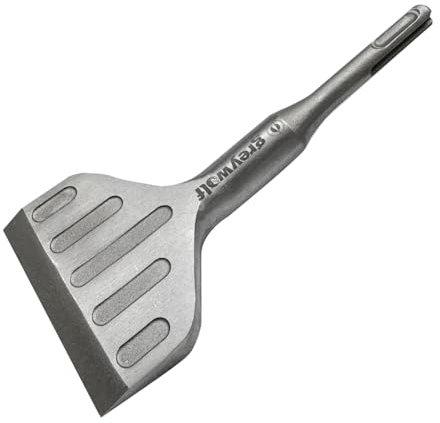 Punta a scalpello per martello SDS Plus, larghezza 7,6 cm, strumento di rimozione piastrelle